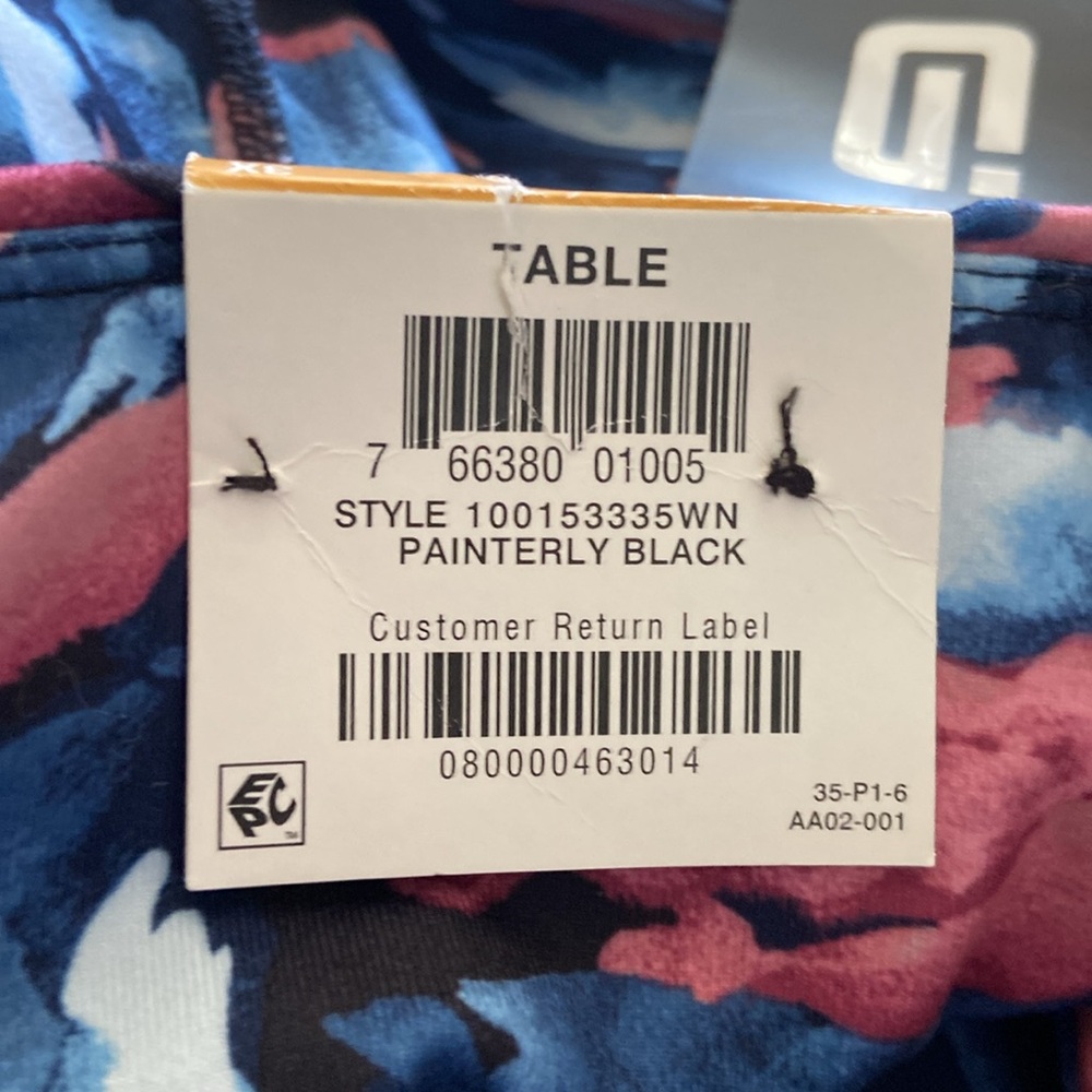 IDEOLOGY Plus Size Painterly Black Printed 7/8 Length Leggings Size 3X NWT - Picture 12 of 14